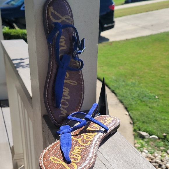 Sam Edelman Vibrant Blue Sandals - Picture 1 of 12